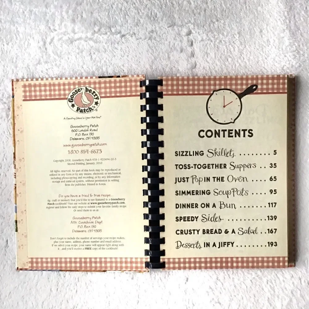 Gooseberry Patch Fast Fix Meals Cookbook - Picture 5 of 8